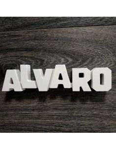 Letrero de madera de nombre...