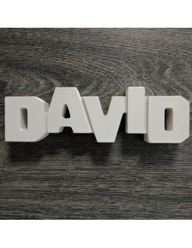 Letrero de madera mdf de nombre david...