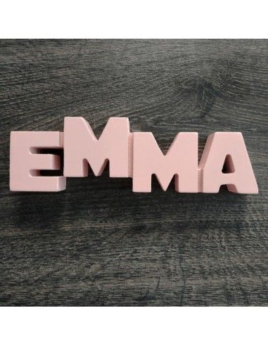 Letrero de madera mdf de nombre emma...