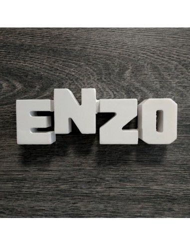 Letrero de madera mdf de nombre enzo...