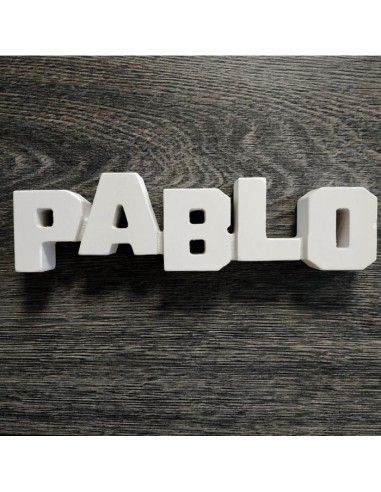 Letrero de mdf con nombre pablo  y...