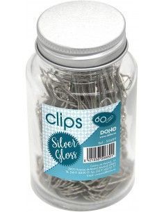 Bote de clips metalicos...