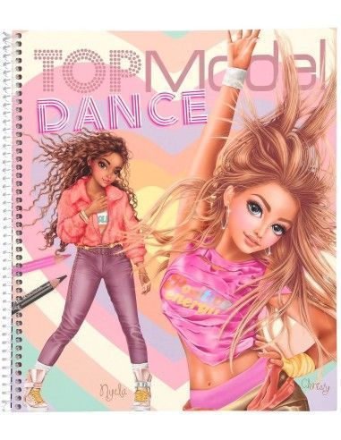 Libro para colorear top model dance...