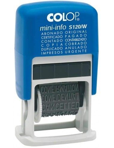 Formulario 4mm español azul colop