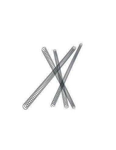Pack 50 espirales metalicas negras 26mm