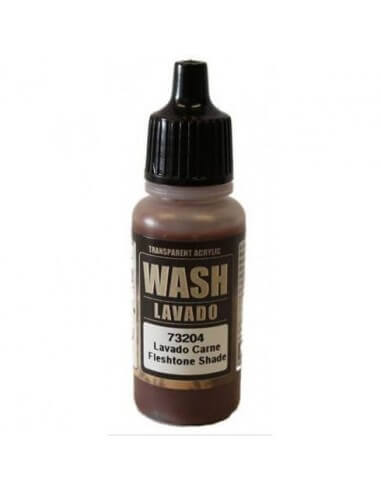 pintura acrílica Wash Game Color Vallejo sobre miniatura