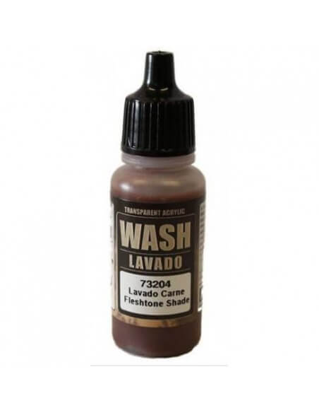 pintura acrílica Wash Game Color Vallejo sobre miniatura