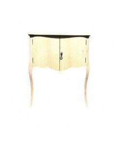 Cómoda de madera  con...