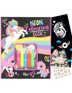 Libro de colorear neon con...