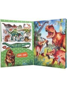 Dino world con 84 pegatinas... 2
