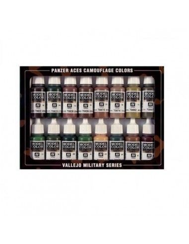 SET DE COLORES PANZER ACES CAMUFLAGE...