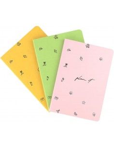Pack de 3 libretas bullet...