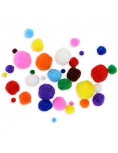 Pack de 100 pompones... 2