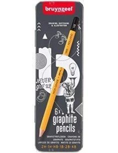 Pack 6 lapices de grafito...