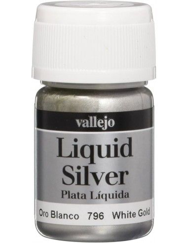 Pintura oro líquido Vallejo 35 ml con acabado metálico
