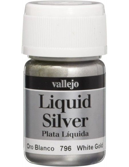 Pintura oro líquido Vallejo 35 ml con acabado metálico