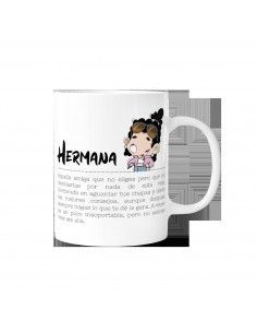 Taza graciosa hermana...