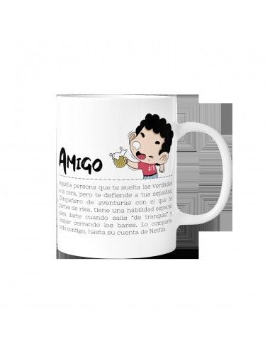 Taza graciosa amigo lovely story