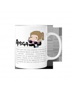 Taza graciosa amiga lovely...