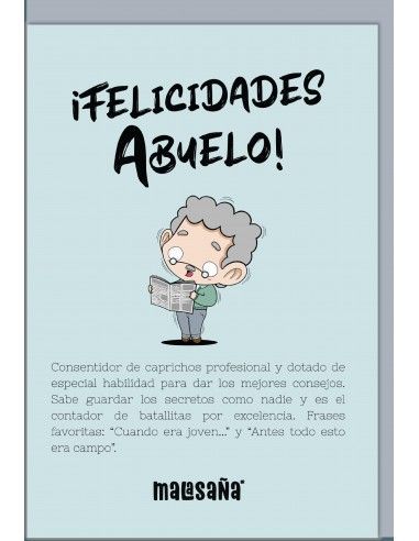 Tarjeta de felicitación malasaña...