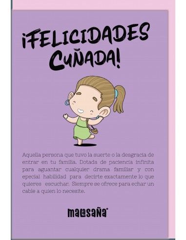 Tarjeta de felicitación malasaña...