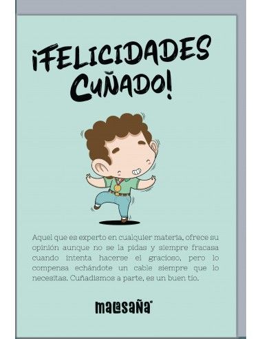 Tarjeta de felicitación malasaña...