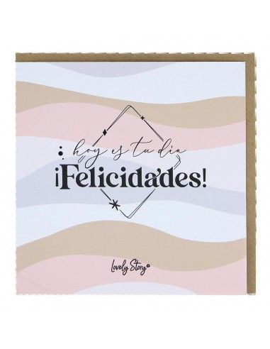 Tarjeta de felicitación hoy es tu dia...