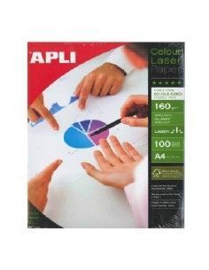 PAPEL PARA LASER DOBLE CARA 160 GR 100 HOJAS APLI