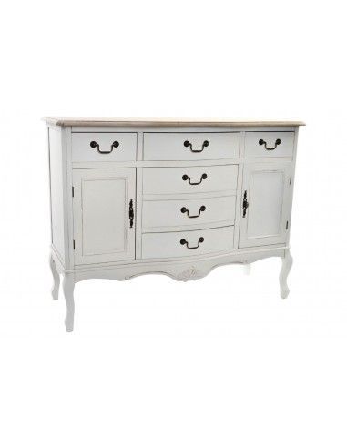 BUFFET ABETO 118X45X90 NATURAL BLANCO