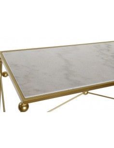 CONSOLA SET 2 MARMOL METAL... 2