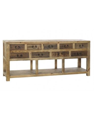 BUFFET PINO 190X45X80 ENVEJECIDO MARRON