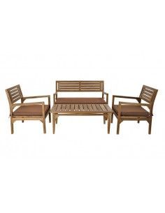 SILLON SET 4 TECA ALGODON...