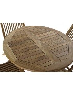 MESA SET 5 TECA 80X80X75 4... 2