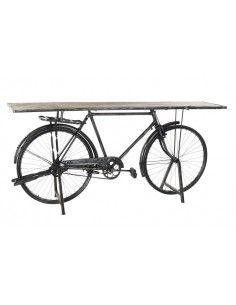 CONSOLA MADERA METAL...
