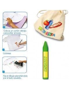 ESTUCHE CON 12 CERAS TEXTILE WAX ALPINO CREA