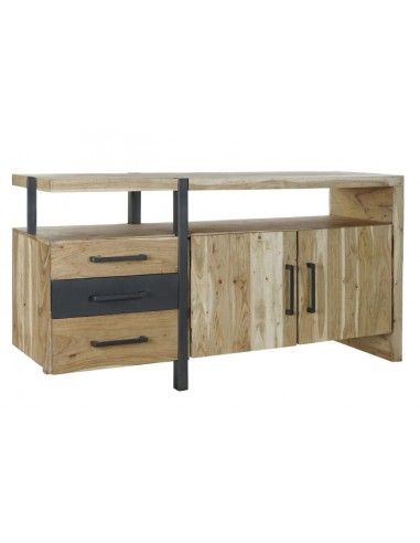 BUFFET ACACIA METAL 170X54X90 NATURAL