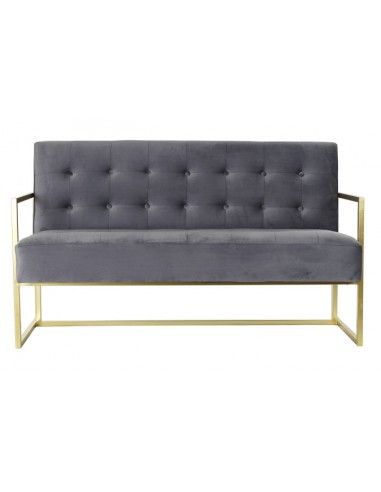 SOFA POLIESTER METAL 128X70X76...