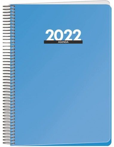 AGENDA ANUAL DIA PAGINA ESPIRAL COLOR...