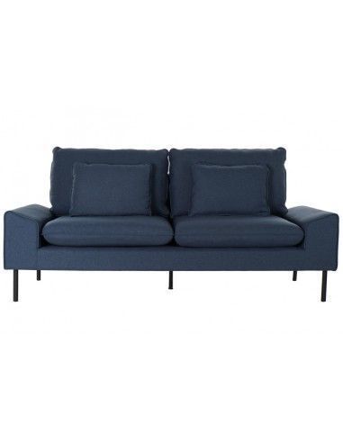 SOFA POLIESTER METAL 197X82X90 AZUL...