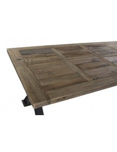 MESA MADERA RECICLADA METAL... 2