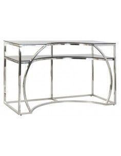 CONSOLA ACERO CRISTAL...