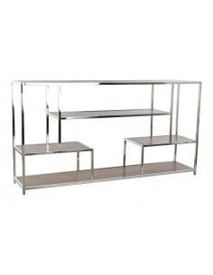 CONSOLA ACERO MDF 190X40X96...