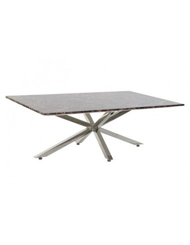MESA CAFE ACERO MARMOL 130X80X45...