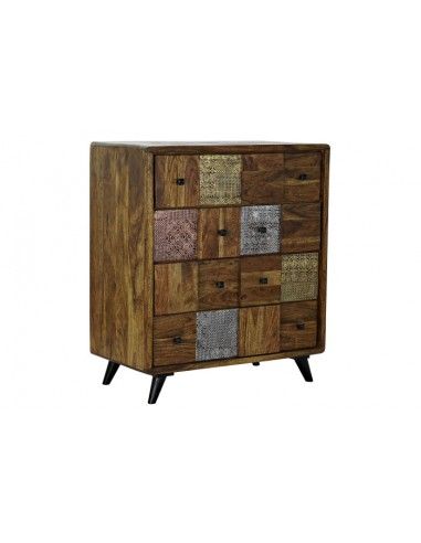 CAJONERA ACACIA METAL 87X47X101 COLOR...
