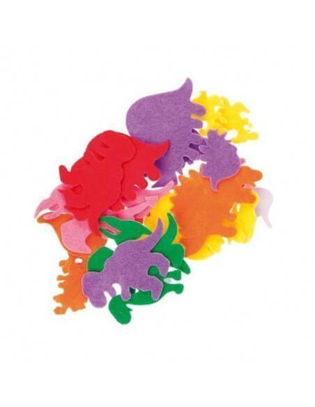 36 FIGURAS FIELTRO DINOSAURIOS