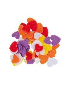 100 FIGURAS FIELTRO CORAZONES