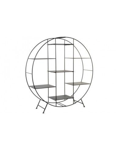ESTANTERIA METAL 155X43X162 NEGRO
