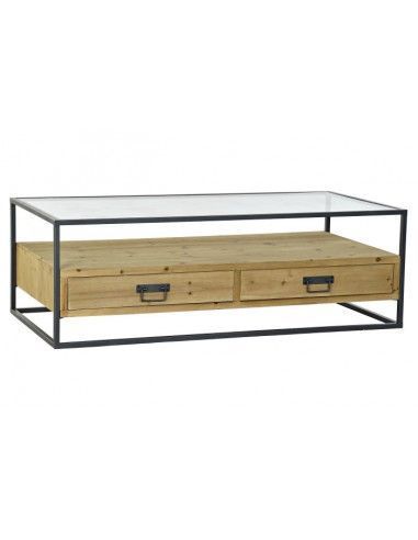 MESA CAFE ABETO CRISTAL 120X60X40...