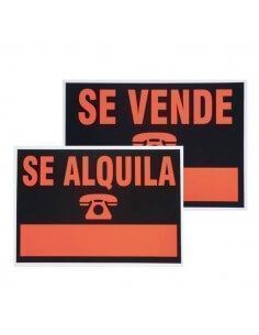 CARTEL SE ALQUILA 35 X 50