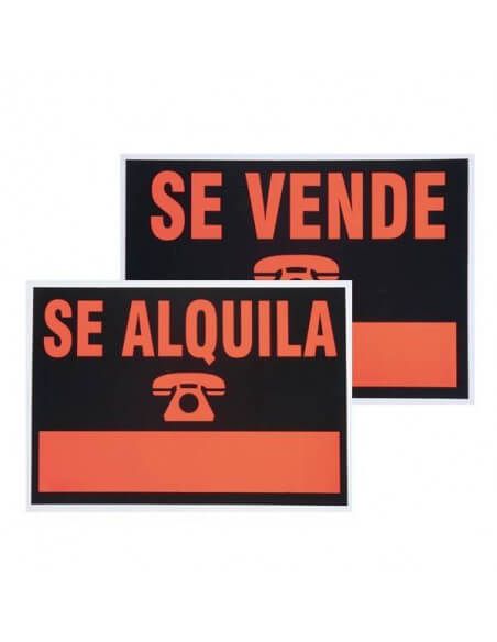 CARTEL SE ALQUILA 35 X 50